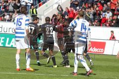 2.BL - FC Ingolstadt 04 - MSV Duisburg - 1:1 - Ausgleich Tor durch Manuel Schäffler Jubel