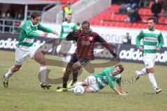 2.BL - FC Ingolstadt 04 - Greuther Fürth 0:0 - Ab durch die Mitte Caiuby