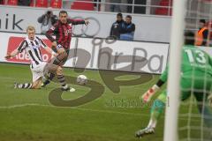 2.BL - FC Ingolstadt 04 - FC St. Pauli 1:0  - Ahmed Akaichi stürmt zum Tor und erzielt den Siegtreffer
