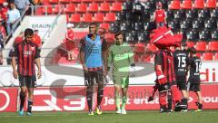 2.Liga - FC Ingolstadt 04 - VfL Bochum 3:5 - Enttäuschung Andreas Schäfer, Joes-Alex Ikeng und Ramazan Özcan