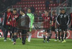 FC Ingolstadt 04 - 1860 München 0:1 - Niederlage, Trainer Tomas Oral im Gespräch mit Stefan Leitl