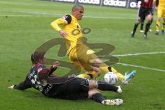 2.BL - FC Ingolstadt 04 - Alemannia Aachen 3:3 - Florian Heller gegen Aimen Demai