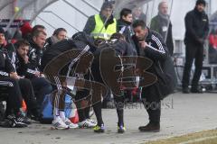 2.BL - FC Ingolstadt 04 - Greuther Fürth 0:0 - Einwechslung Caiuby. Trainer Tomas Oral gibt Anweisung