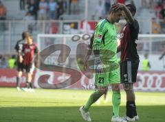 2.Liga - FC Ingolstadt 04 - VfL Bochum 3:5 - Ramazan Özcan enttäuscht, Marvin Matip tröstet