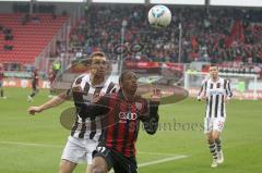 2.BL - FC Ingolstadt 04 - FC St. Pauli 1:0 - Caiuby im Zweikampf