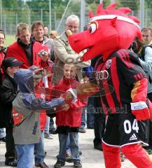 Das FC Ingolstadt Maskottchen 