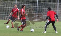 2.Liga - FC Ingolstadt 04 - Testtraining - Ze Antonio und Niklas Andersen