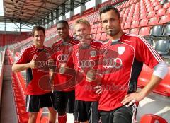 2.Liga - FC Ingolstadt 04 - 1. Training Saison 2011/2012 - Neuzugänge - Andreas Schäfer, Jose-Alex Ikeng, Leonhard Haas, Ramazan Özcan