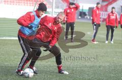 2.BL - FC Ingolstadt 04- Training - links Manuel Hartmann und rechts Adam Nemec