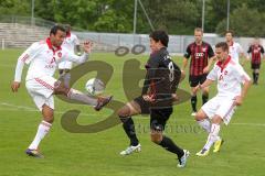 Regionalliga Süd - FC Ingolstadt 04 II - 1. FC Nürnberg - Stefan Müller kämpft sich zum Tor