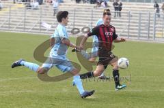 Regionalliga Süd - FC Ingolstadt 04 II - 1860 München II - Karl-Heinz Lappe knapp am Tor