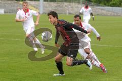 Regionalliga Süd - FC Ingolstadt 04 II - 1. FC Nürnberg - Stefan Müller kämpft sich zum Tor