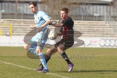 Regionalliga Süd - FC Ingolstadt 04 II - 1860 München II - Marc Hornschuh im Kampf mit Markus Ziereis