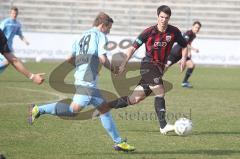 Regionalliga Süd - FC Ingolstadt 04 II - 1860 München II - rechts Daniel Kremer und links Wannenwetsch