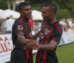 Testspiel - FC Ismanning - FC Ingolstadt 04 - 2:3 - Collin Quaner erzielt den Siegtreffer, Jubel Tor Marvin Matip