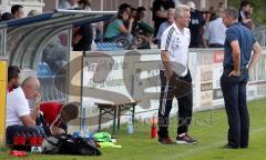 Testspiel - FC Ismanning - FC Ingolstadt 04 - 2:3 - unzufrieden Trainer Benno Möhlmann und Harald Gärtner