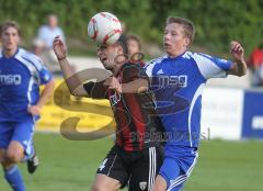 Testspiel - FC Ismanning - FC Ingolstadt 04 - 2:3 - Romain Dedola im Zweikampf