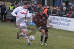 Testspiel - FC Ingolstadt 04 - FC Augsburg 1:1 - rechts Ahmed Akaichi