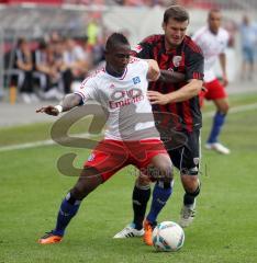 2.Liga Testpiel - FC Ingolstadt 04 - Hamburger SV 2:4 - Andreas Görlitz und Eljero Eliah