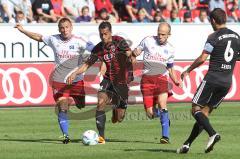 2.Liga Testpiel - FC Ingolstadt 04 - Hamburger SV 2:4 - Moise Bambara und Stefan Leitl