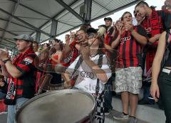 2.Liga Testpiel - FC Ingolstadt 04 - Hamburger SV 2:4 - Fans Jubel