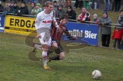 Testspiel - FC Ingolstadt 04 - FC Augsburg 1:1 - Andreas Buchner wird gefoult