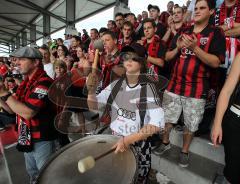 2.Liga Testpiel - FC Ingolstadt 04 - Hamburger SV 2:4 - Fans Jubel