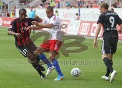 2.Liga Testpiel - FC Ingolstadt 04 - Hamburger SV 2:4 - Caiuby und Moritz Hartmann