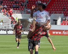 2.Liga Testpiel - FC Ingolstadt 04 - Hamburger SV 2:4 - Moritz Hartmann und Michael Mancienne