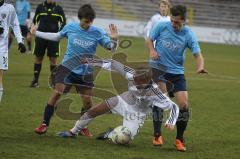 Bayernliga Jun - FC Ingolstadt 04 - SG Quelle Fürth - Vorne Pascal Worst wird gefoult