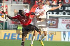 2.BL - FC Ingolstadt 04 - Energie Cottbus 2:2 - Danny Da Costa im Duell mit Marco Stiepermann