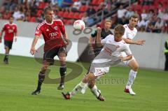 2.BL - FC Ingolstadt 04 - Energie Cottbus 2:2 - Christian Eigler gegen Uwe Hünemeier