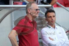 2.BL - FC Ingolstadt 04 - Energie Cottbus 2:2 - Frank Dreves mit Trainer Tomas Oral