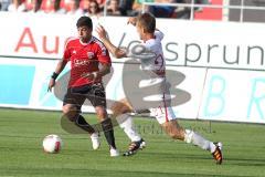 2.BL - FC Ingolstadt 04 - Energie Cottbus 2:2 - Ümit Körkmaz gegen Uwe Hünemeier