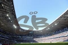 2. BL - FC Ingolstadt 04 - 1860 München 1:1 - Die Allianz Arena mit 24.000 Zuschauer