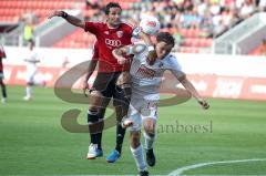 2.BL - FC Ingolstadt 04 - Energie Cottbus 2:2 - Stefan Leitl mit Alexander Bittroff