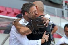 2.BL - FC Ingolstadt 04 - Energie Cottbus 2:2 - Thomas Linke mit Peter Jackwerth