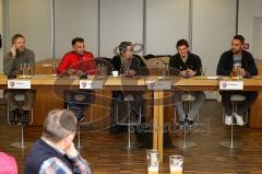 FC 04 Ingolstadt Fantreffen - Thomas Linke Tomas Oral Italo Mele Andreas Buchner Ramazan oezcan Foto: Juergen Meyer
