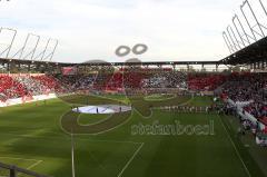 2.BL - FC Ingolstadt 04 - 1860 München - 0:2 - Fan Choreographie Fahnen Spruchband