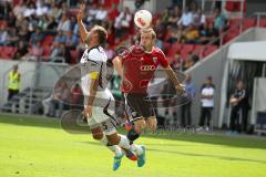 2.BL - FC Ingolstadt 04 - FSV Frankfurt - Moritz Hartmann Kopfball mit Björn Schlicke