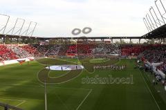 2.BL - FC Ingolstadt 04 - 1860 München - 0:2 - Fan Choreographie Fahnen Spruchband