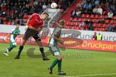 2.BL - FC Ingolstadt 04 - Union Berlin - 2:1 - Kopfball Manuel Schäffler knapp vorbei