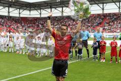 2. BL - FC Ingolstadt 04 - 1.FC Köln - 0:3 - Verabschiedung von Kapitän Stefan Leitl (6)