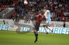 2.BL - FC Ingolstadt 04 - 1860 München - 0:2 - Manuel Schäffler im Zweikampf mit Necat Aygün