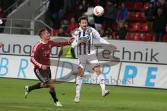 2. BL - FC Ingolstadt 04 - VfR Aalen - 2:0 - Manuel Schäffler im Zweikampf