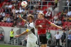 2.BL - FC Ingolstadt 04 - FSV Frankfurt - Moritz Hartmann Kopfball mit Björn Schlicke
