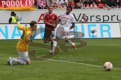 2. BL - FC Ingolstadt 04 - 1.FC Köln - 0:3 - Christian Eigler (18) verpasst das Tor
