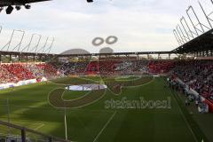 2.BL - FC Ingolstadt 04 - 1860 München - 0:2 - Fan Choreographie Fahnen Spruchband