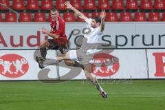 2. BL - FC Ingolstadt 04 - Erzgebirge Aue - 1:2 - Christian Eigler trifft den Arm und es gibt Elfmeter