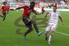 2. BL - FC Ingolstadt 04 - 1.FC Kaiserslautern 1:1 - Da Costa und rechts Dominique Heintz